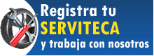 Registrate en nuestra red de servitecas.