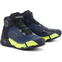 Bota Alpinestars Cr-X Drystar Negro Azul Amarillo Fluo Talla 7.5