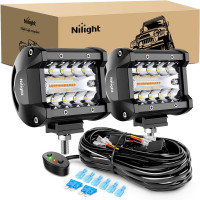 módulos LED 2 luz blanca ámbar, luz estroboscópica