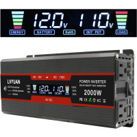 Inversor de corriente de auto DC 12 V a 110 V AC