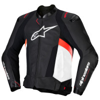 Chaqueta Alpinestars Missile V3 Negro Blanco  Rojo Talla 54