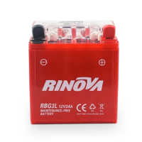 Batería de Gel 12V 3Ah para Motocicleta RBG3L Rinova Battery
