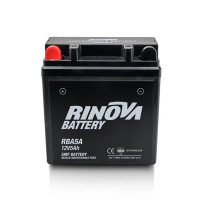 Batería Tipo Pila 12V 5Ah para Motocicleta RBA5A Rinova Battery