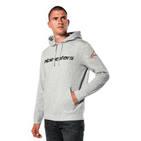 Buzo Alpinestars Wordmark V3 Gris Rojo Talla M