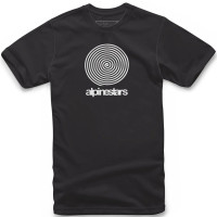 Camiseta Alpinestars Real Spiral Negro Blanco Talla S