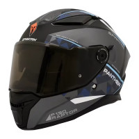 Casco Spartan Panther Raptor Negro Az  S