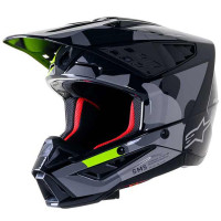 Casco Alpinestars S-M5 2 Rover 2 Gris Amarillo Brillante S