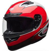 Casco Bell Qualifier Dlx Tar Rojo blanco Talla Xl
