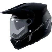 Casco Spartan MX803 WOLF DS SOLID A1 NEGRO MATE M Ac
