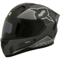 Casco X-Sports M67 Komplex Negro Gris Talla S