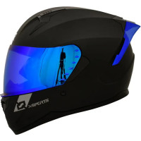 Casco X-Sports M67 Negro Reloaded Azul Talla L