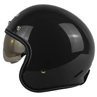 Casco Zeus 389 Negro Brillante M