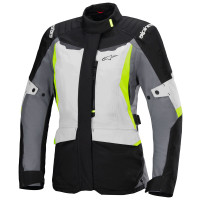 Chaqueta Alpinestars Stella St-1  Waterproof Gris Negro Amarillo Fluo Talla L