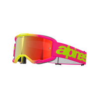 Gafas Alpinestars Vision 5 Wordmark Rosa Fl Amarillo Mirror Rojo