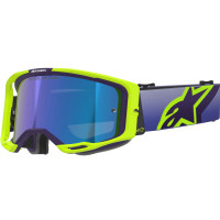 Gafas Alpinestars Vision 8 Corp Morado Amarillo Fluor Mirror Azul