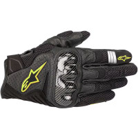 Guantes Street Alpinestars Smx-1 Air V2 Negro Amarillo Fluo Talla Xxl Ac