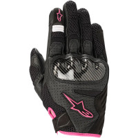 Guantes Street Alpinestars Stella Smx-1 Air V2 Negro Fucsia Talla Xl Ac