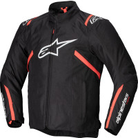 Chaqueta Alpinestars T-Sps V2 Waterproof Negro Blanco Rojo Fluo Talla S