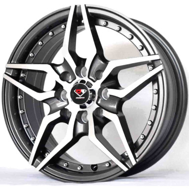 DCENTI Juego de Rines 15X7.0 8/100/114.3 ET35 CB73.1 15x8