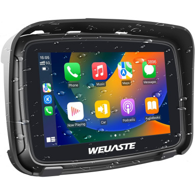 Universal Pantalla portátil Apple Carplay para motocicleta 