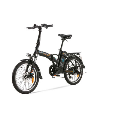 STARKER BICICLETA ELECTRICA T-FLEX ALUMINIO NEGRO/NARANJA 