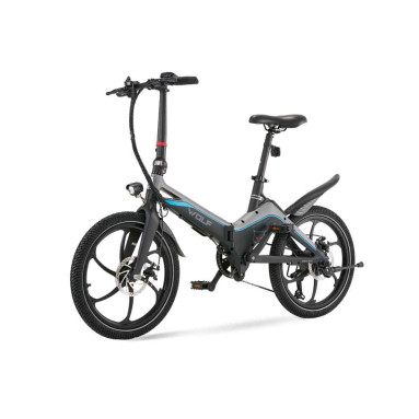 STARKER BICICLETA ELECTRICA RUFUS NEGRO/GRIS/AZUL 