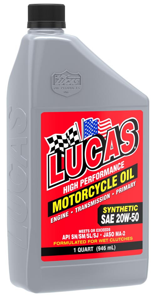 ACEITE SINTETICO SAE 20W-50 X 1/4 DE ALTO RENDIMIENTO PARA MOTOCICLETAS (10702)