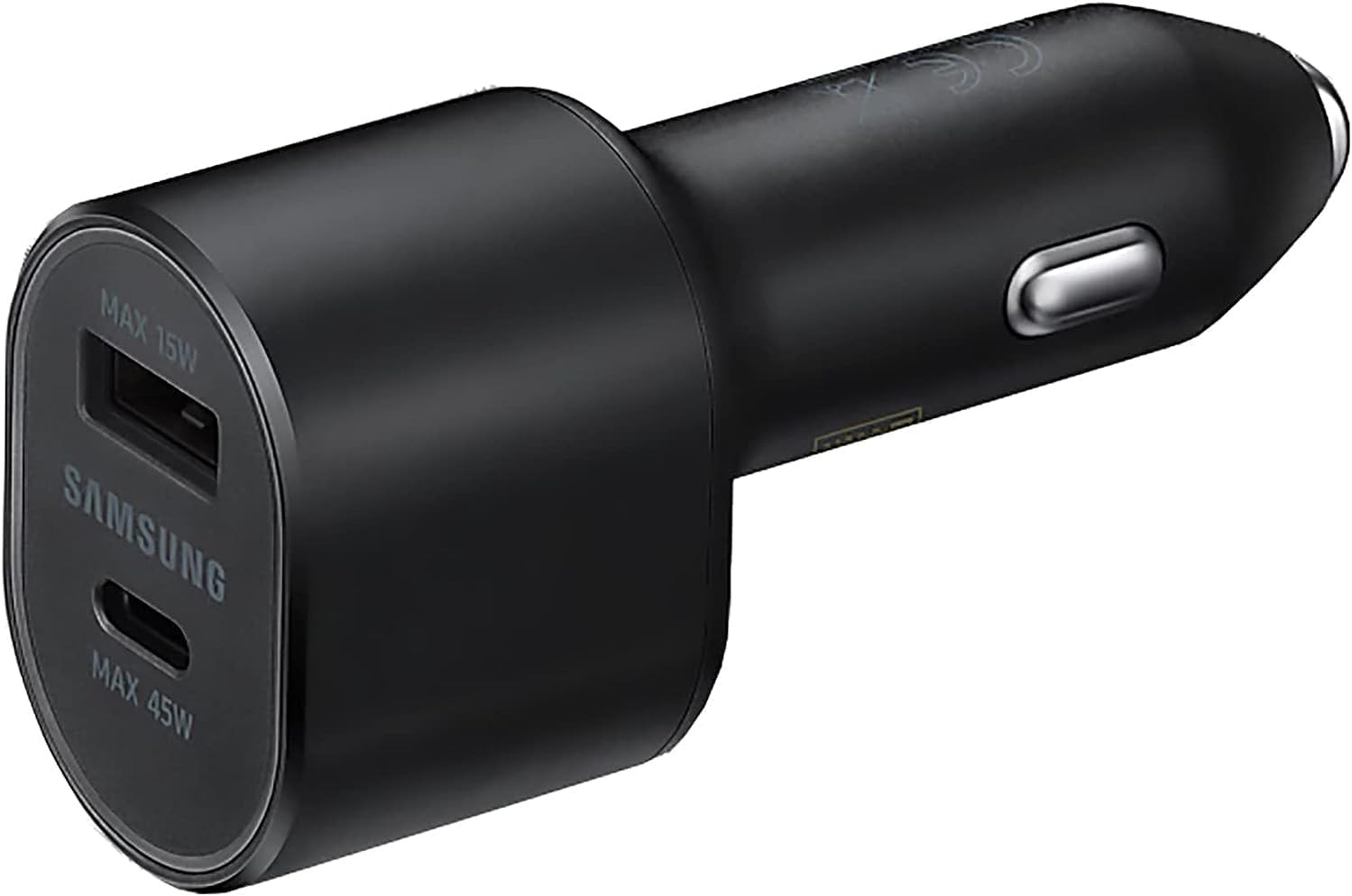 Samsung Cargador de coche dual súper rápido (45W+15W) 