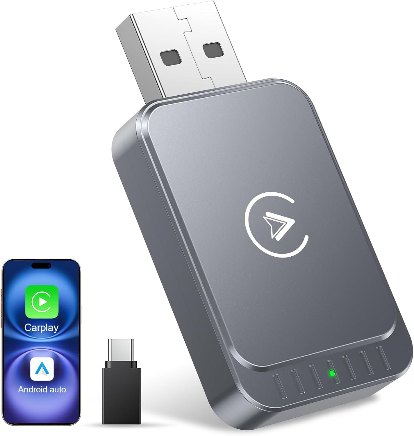 Adaptador inalámbrico Carplay para Apple iPhone y Android