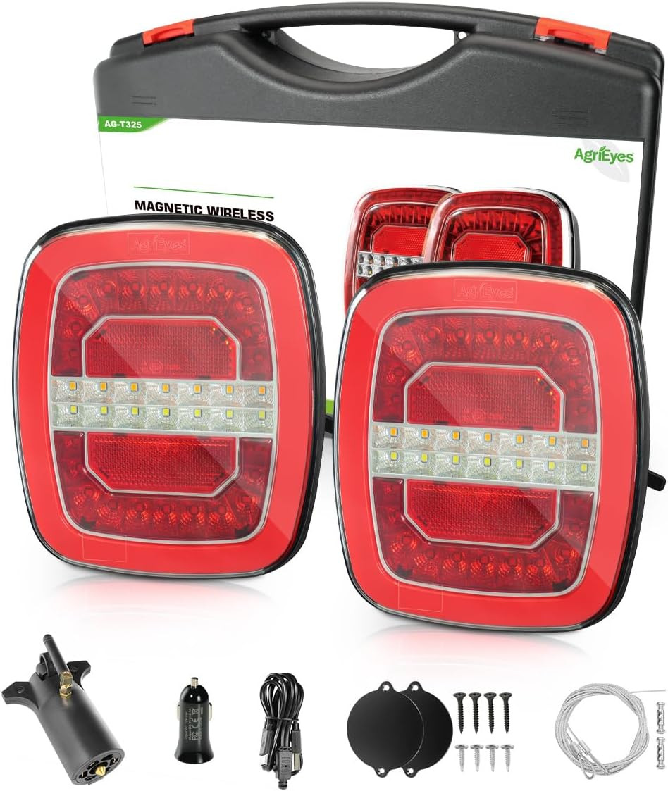  Luces de remolque inalámbricas para camiones grandes