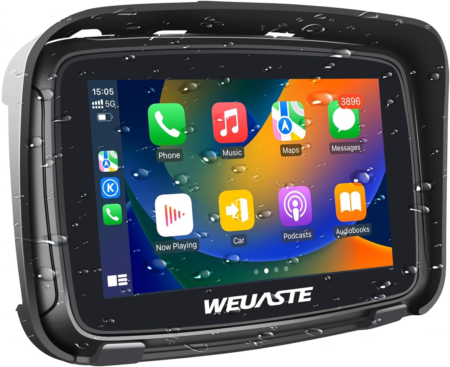 Pantalla portátil Apple Carplay para motocicleta