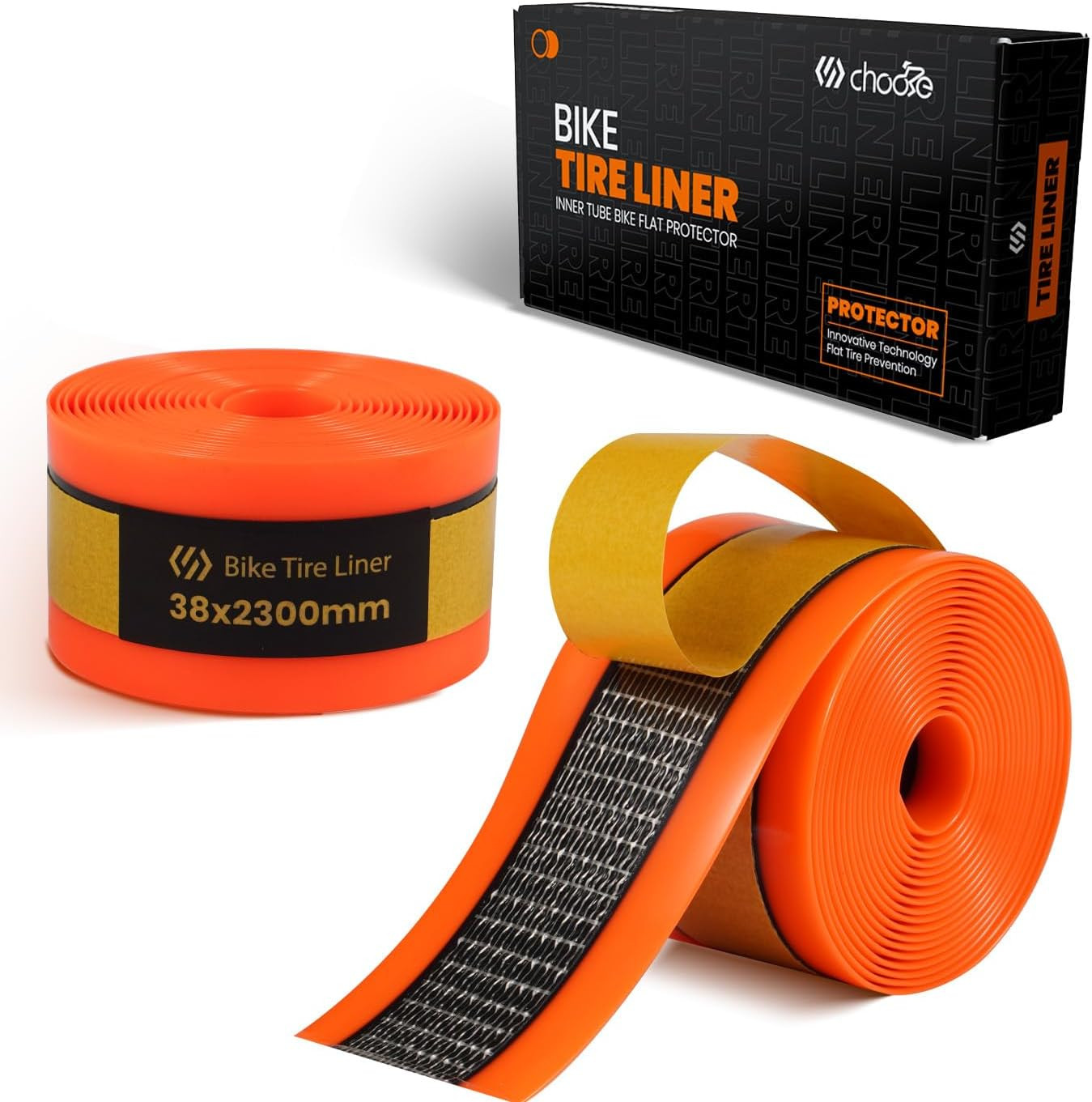 Revestimientos para neumáticos de bicicleta 38 mm.