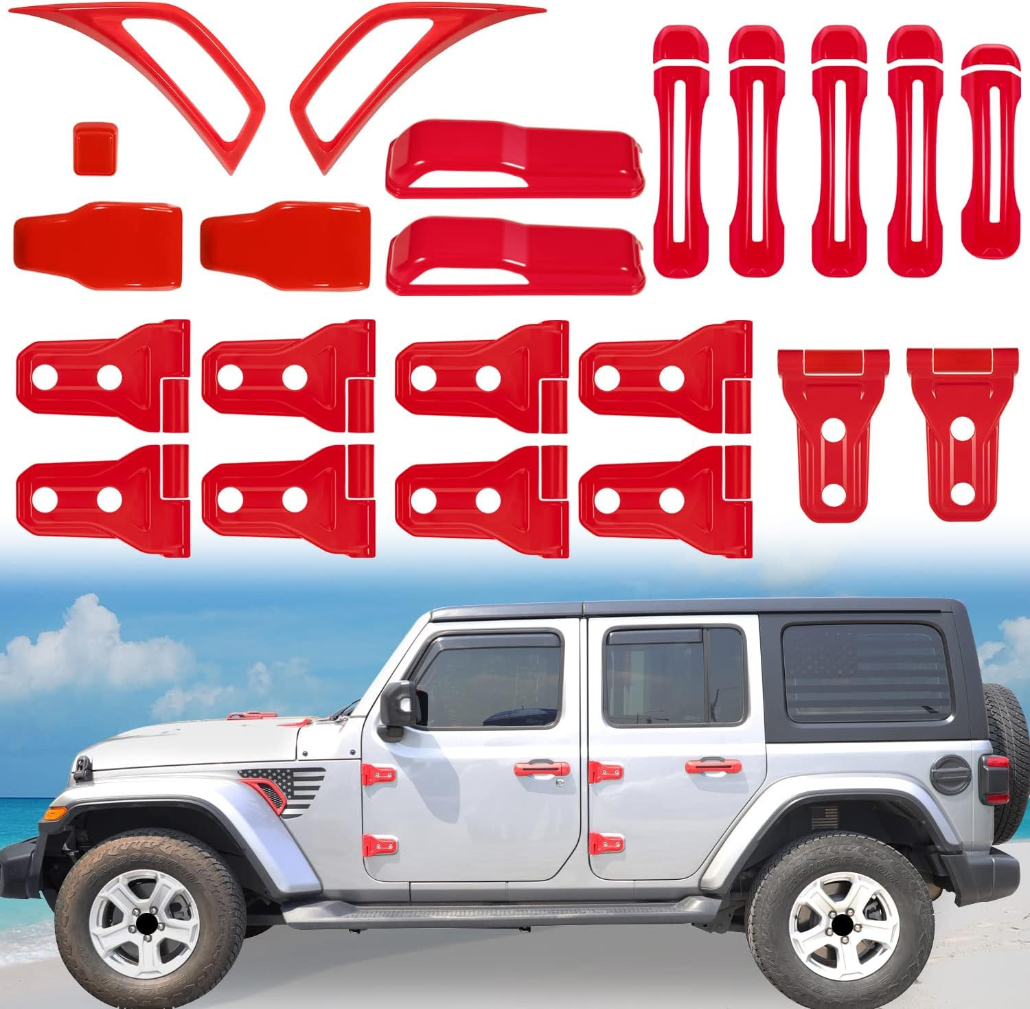  accesorios exteriores para Jeep Wrangler