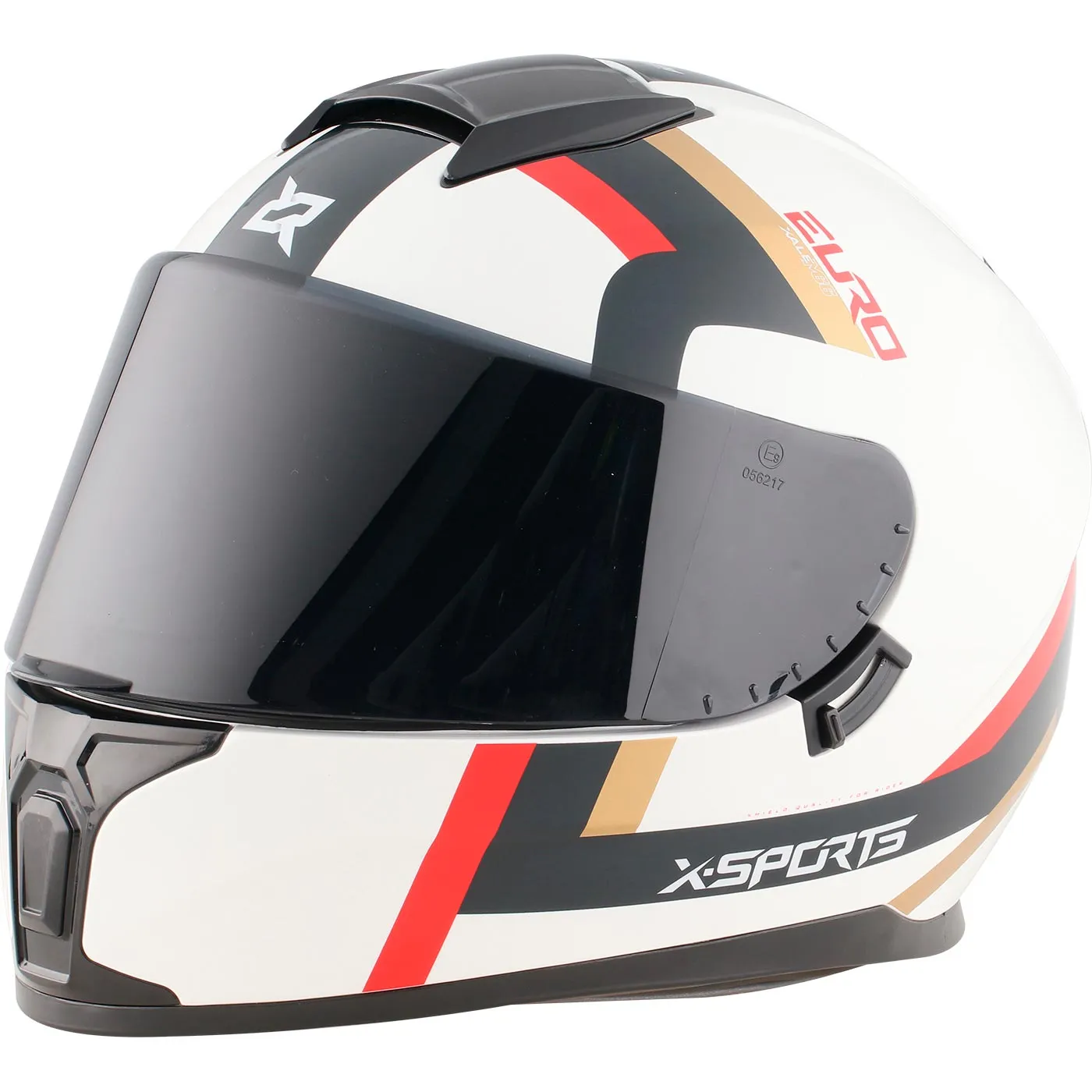 Casco X-Sports M66 Euro Blanco Azul S Ac