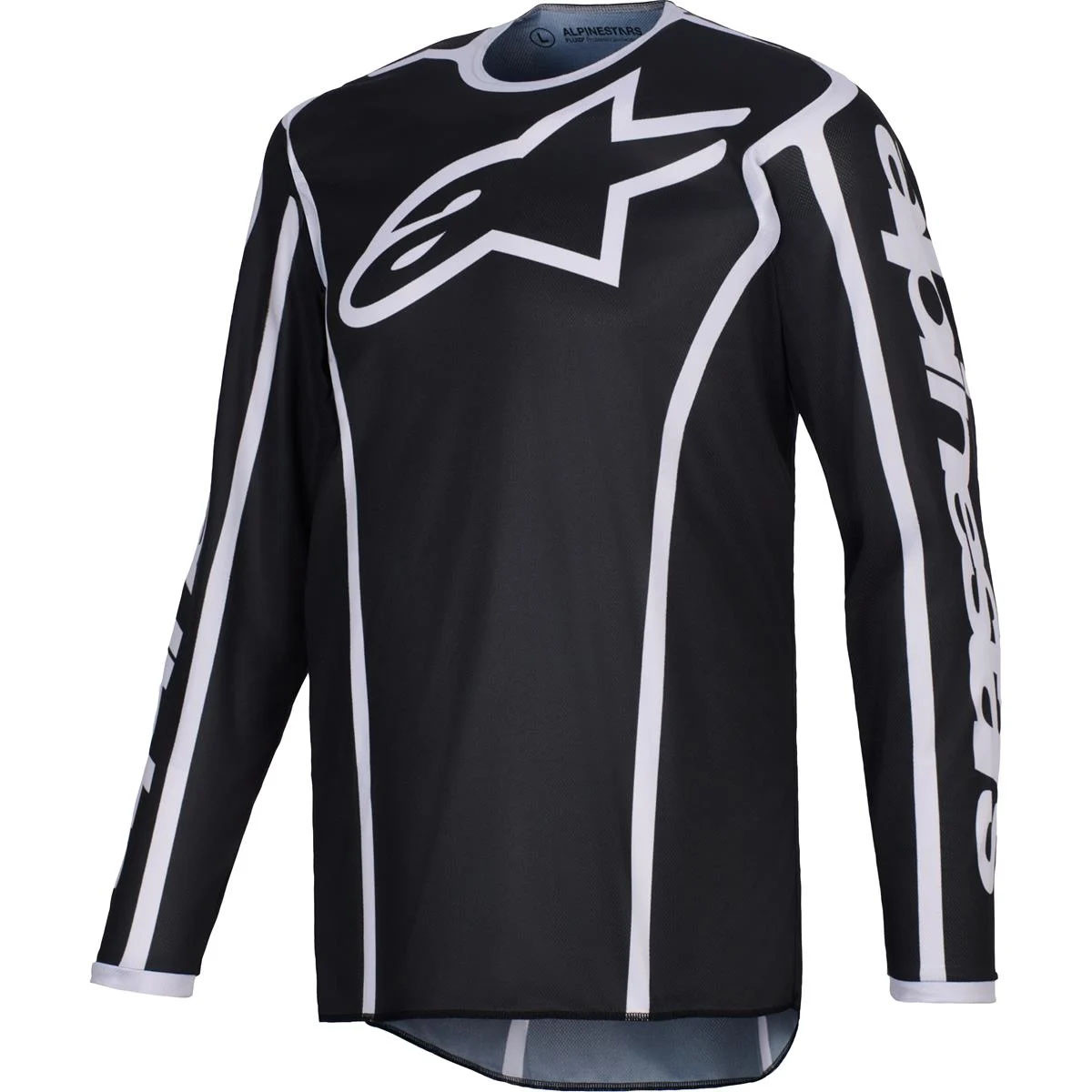 Jersey Alpinestars Fluid Apex Negro Gris Talla M