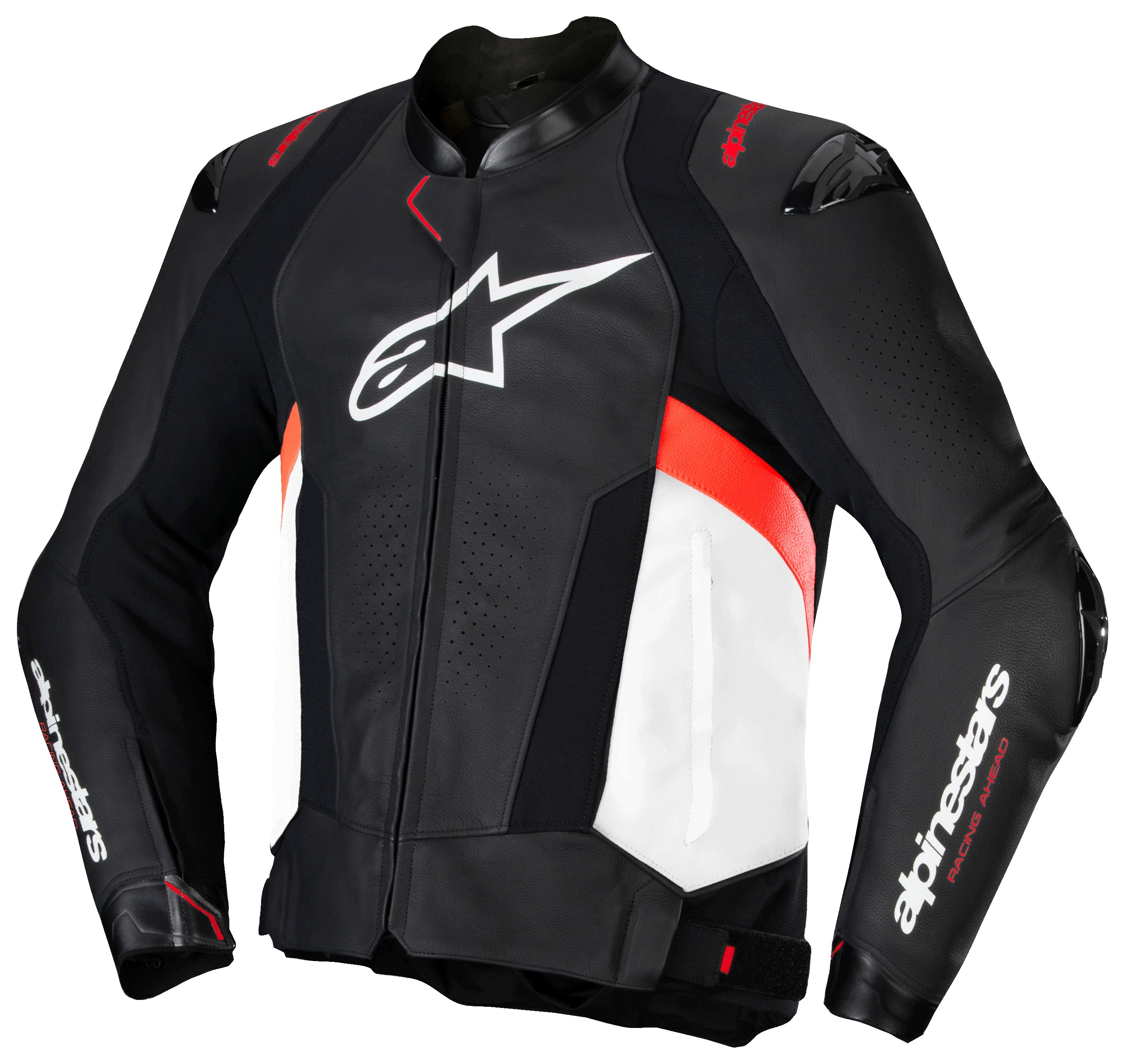 Chaqueta Alpinestars Missile V3 Negro Blanco  Rojo Talla 50