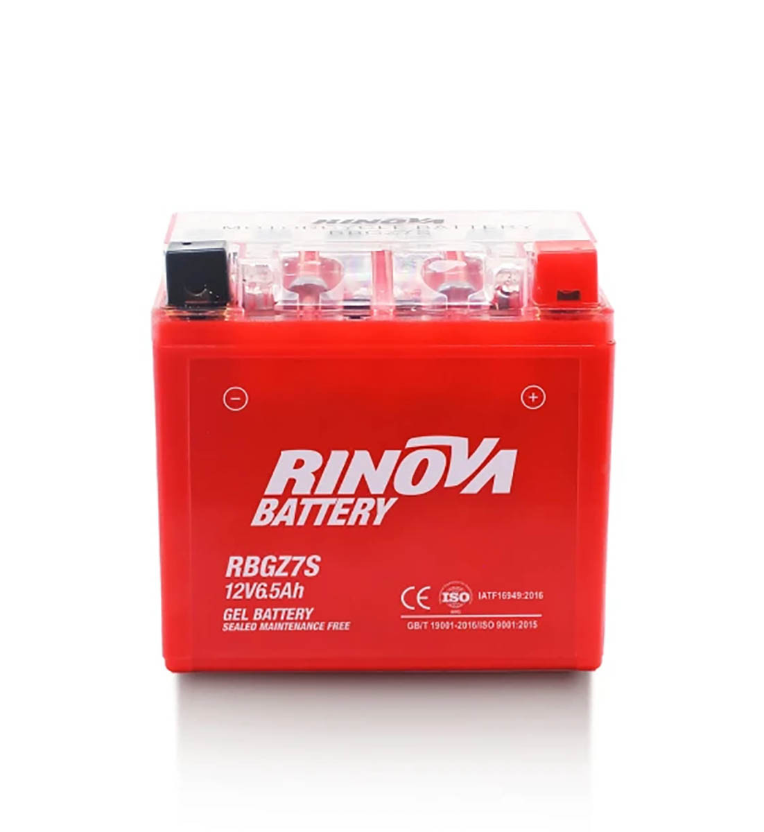 Batería de Gel 12V 6.5Ah para Motocicleta RBGZ7S Rinova Battery