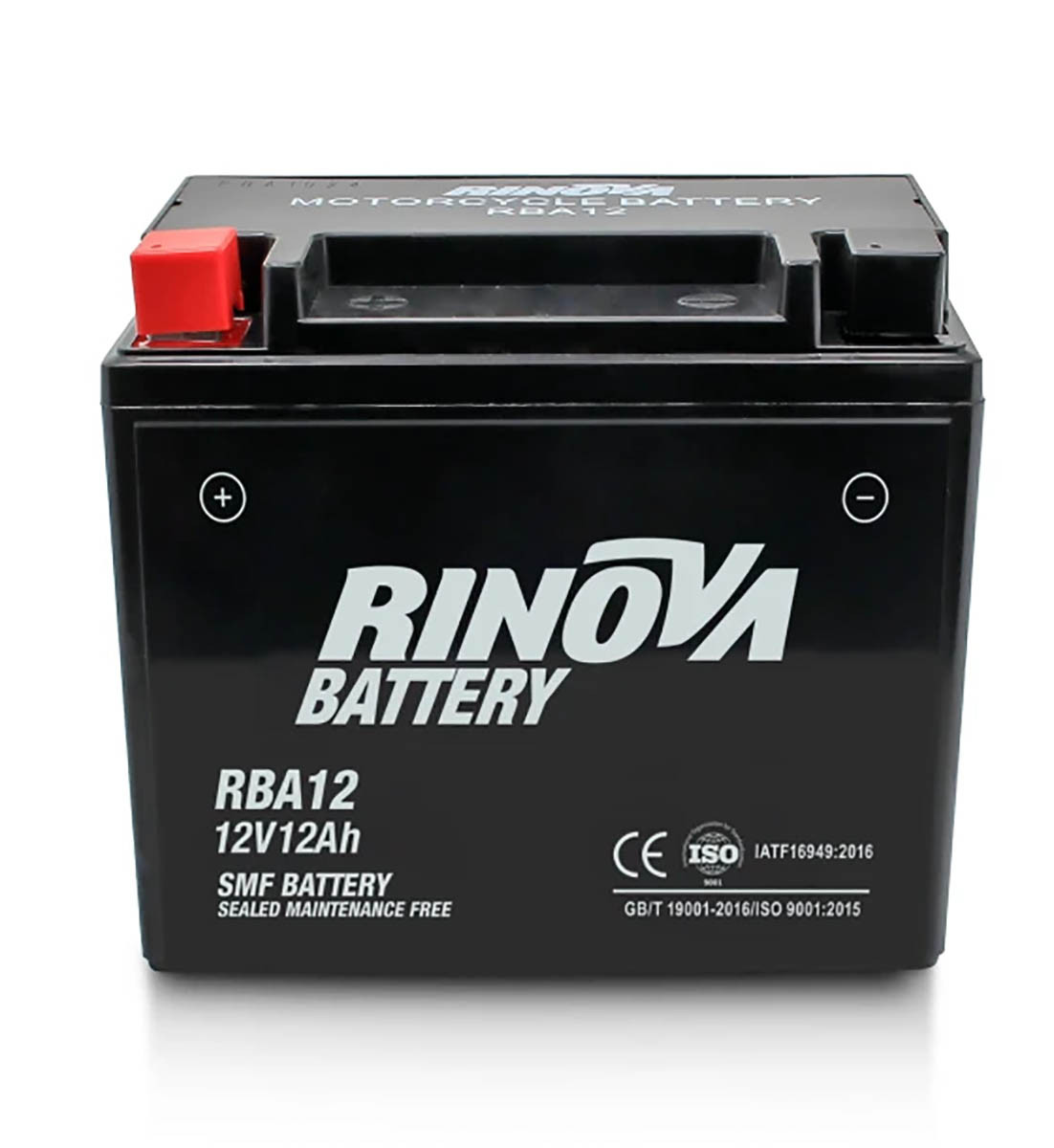 Batería Tipo Pila 12V 12Ah para Motocicleta RBA12 Rinova Battery