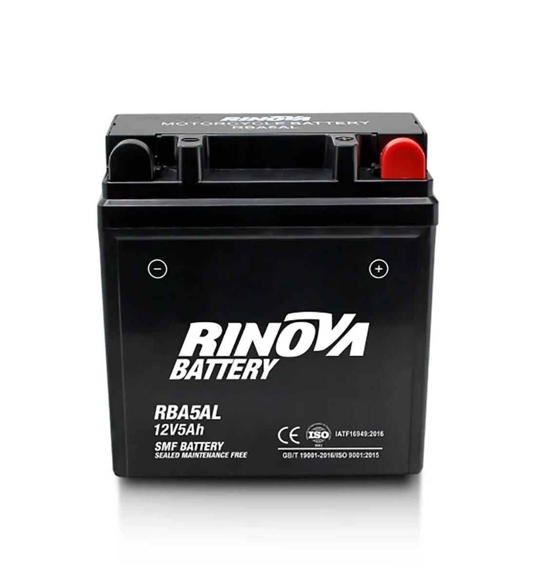 Batería Tipo Pila 12V 5Ah para Motocicleta RBA5AL Rinova Battery