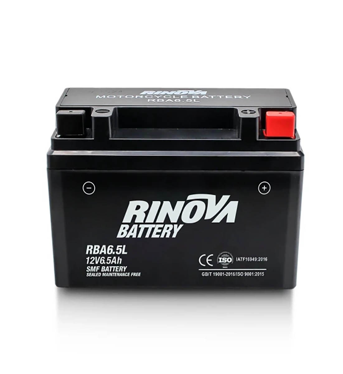 Batería Tipo Pila 12V 6.5Ah para Motocicleta RBA6.5L Rinova Battery