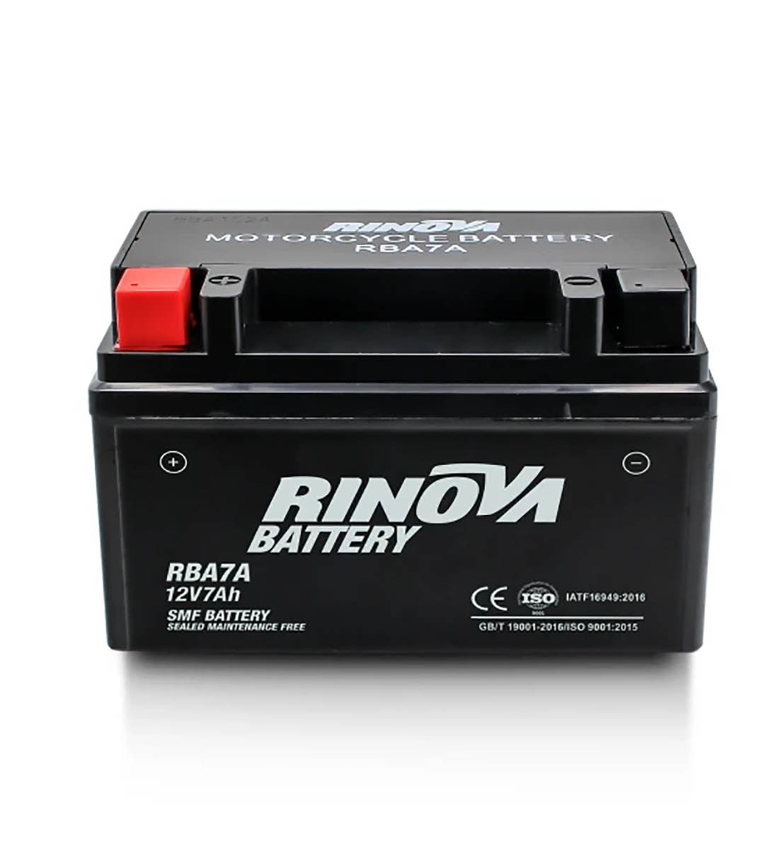 Batería Tipo Pila 12V 7Ah para Motocicleta RBA7A Rinova Battery
