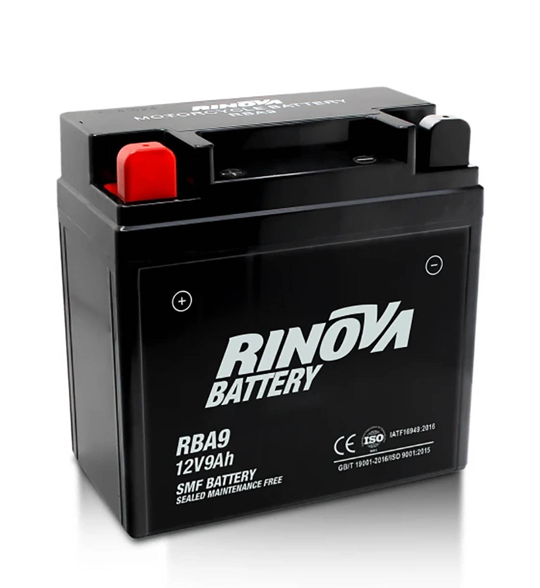 Batería Tipo Pila 12V 9Ah para Motocicleta RBA9 Rinova Battery