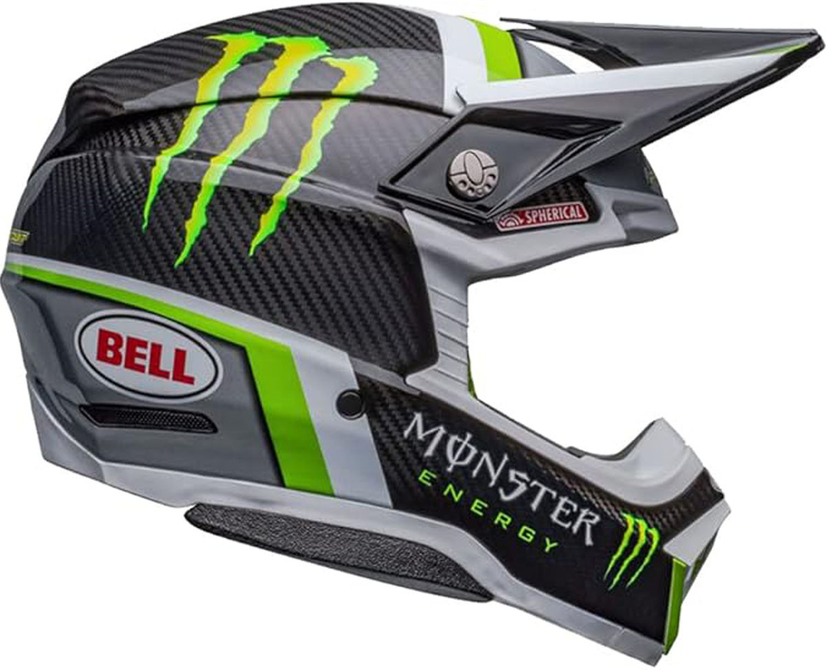 Casco  Bell Moto 10 Sphr Negro Verde L