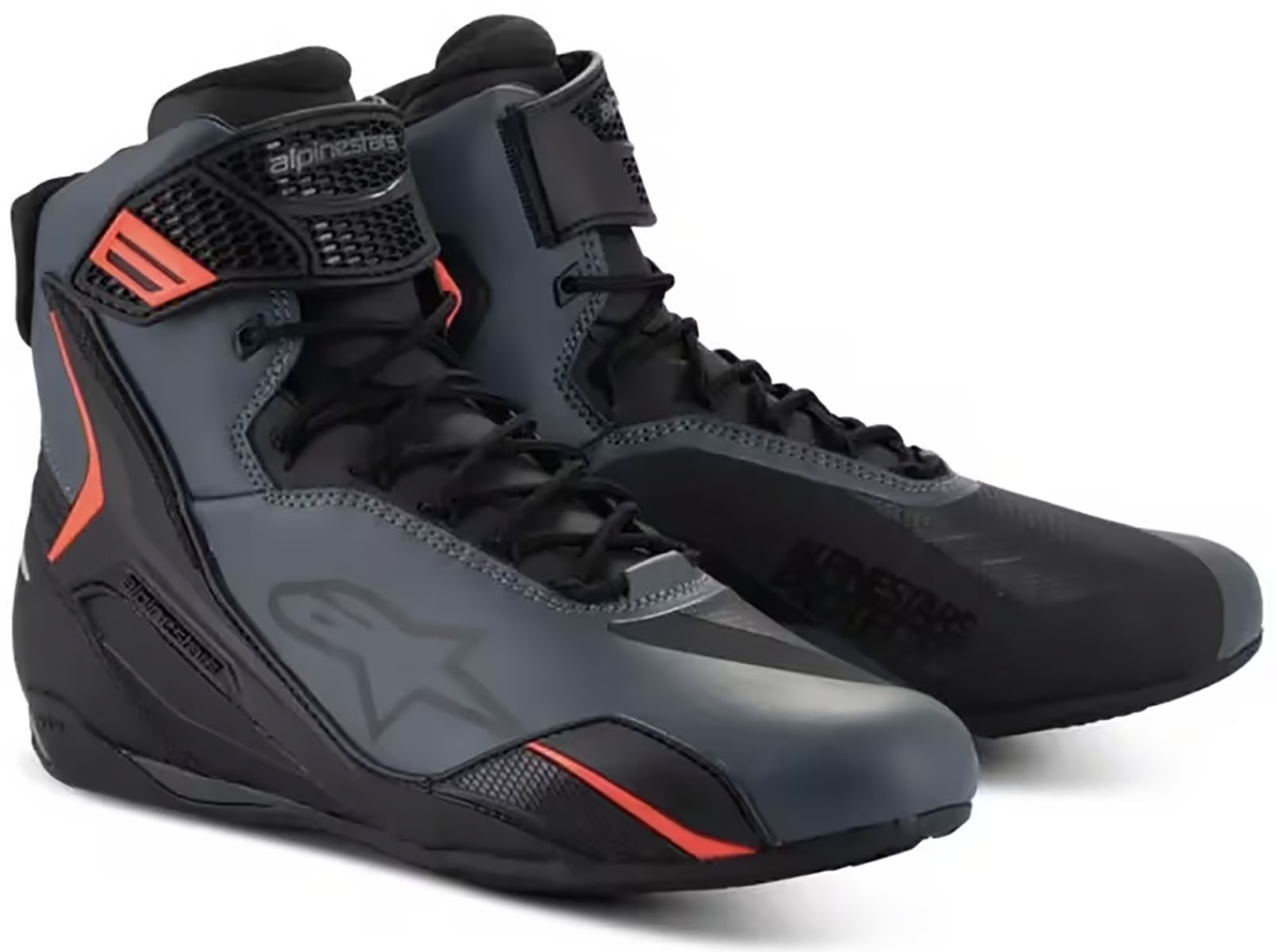 Bota Alpinestars Fast 4 Negro Gris Rojo Talla 9