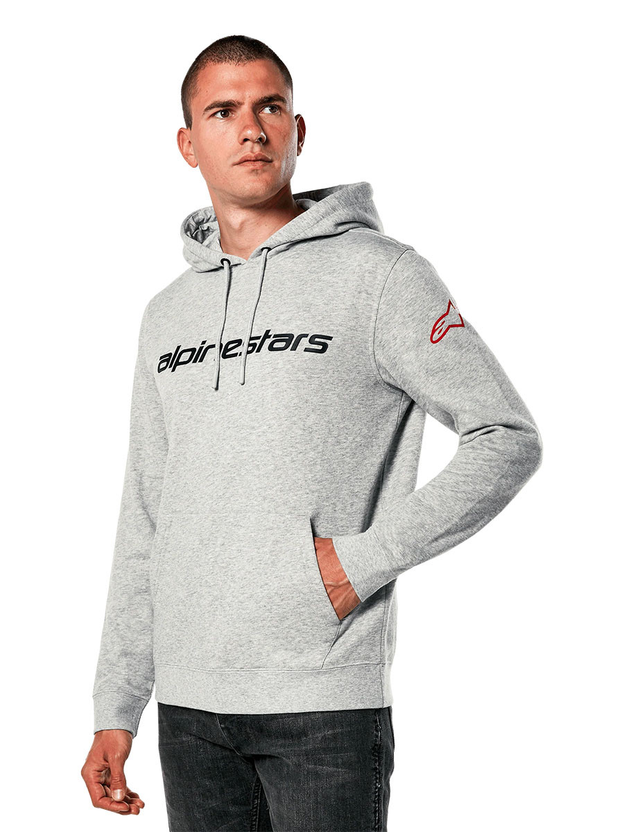 Buzo Alpinestars Wordmark V3 Gris Rojo Talla M