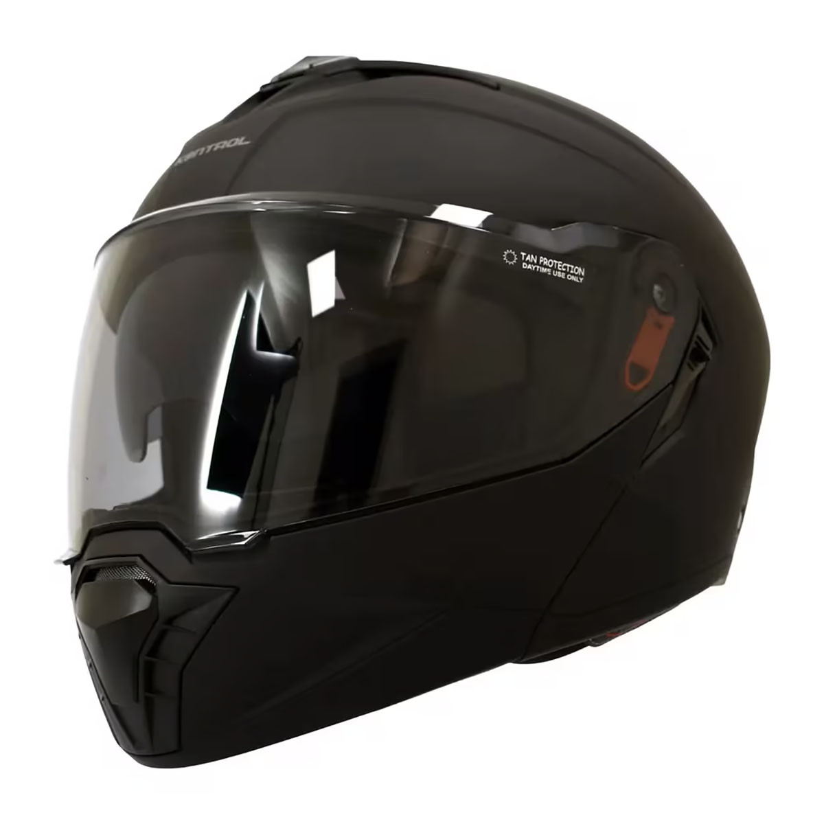 Casco Kontrol Trooper Visor Oscuro Negro Mate Xl