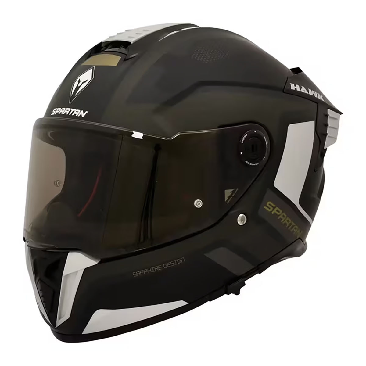 Casco Spartan Hawkevo Saphire B2 M