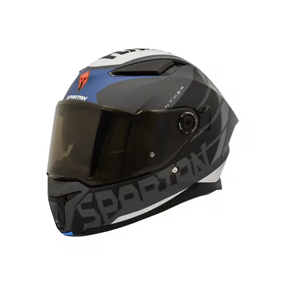 Casco Spartan Panther Flight Negro Gris Talla M