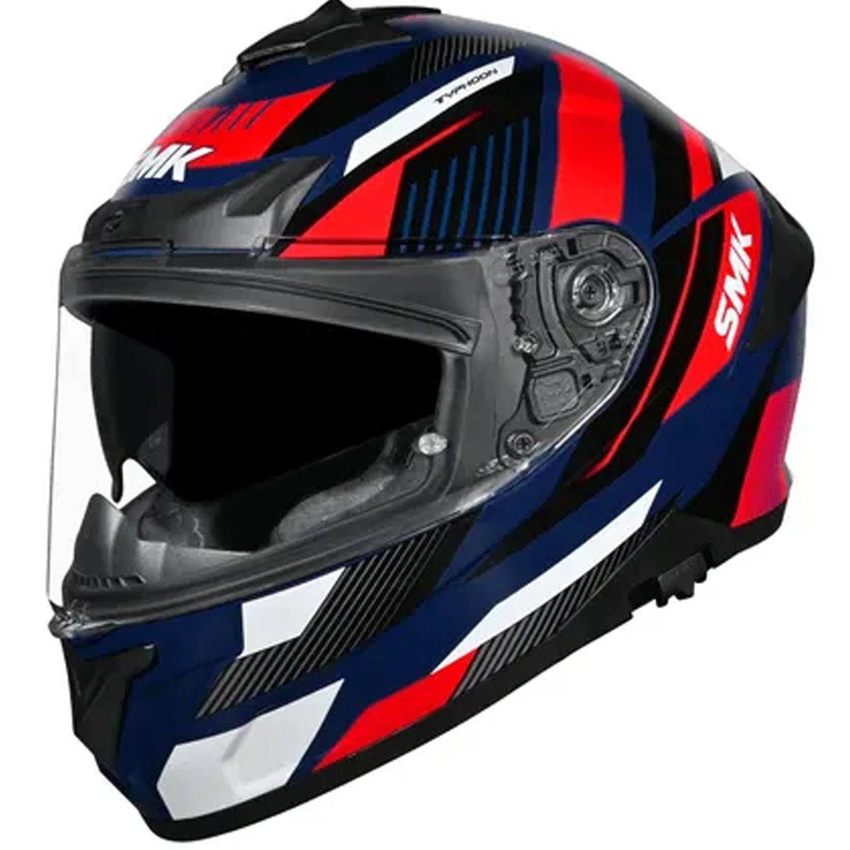 Casco Smk Typhoon Spark Rojo Azul Talla S