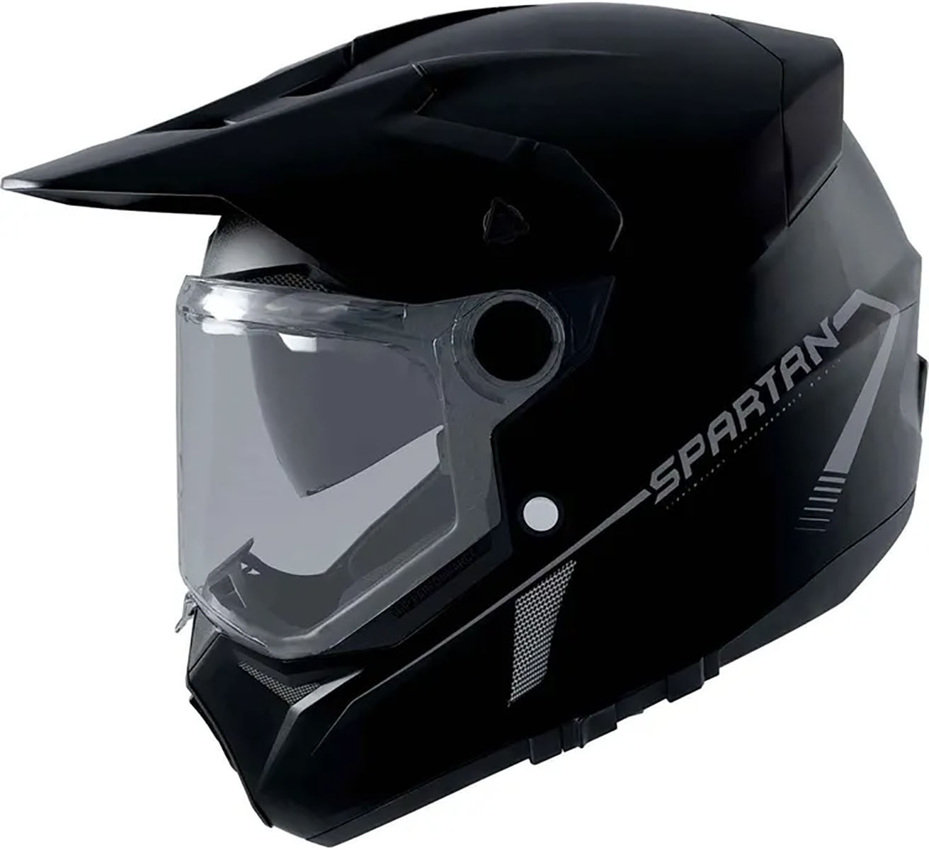 Casco Spartan MX803 WOLF DS SOLID A1 NEGRO MATE XL Ac